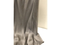 Alberta Ferretti Size 2 Silver Long Silk Dress