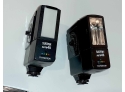 Sunpak Flash Lot: 3 Flash Units (2-411s & 1-30DX) And 1 External Battery Pack For  510volt Battery