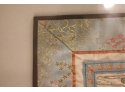Antique Chinese Silk Framed