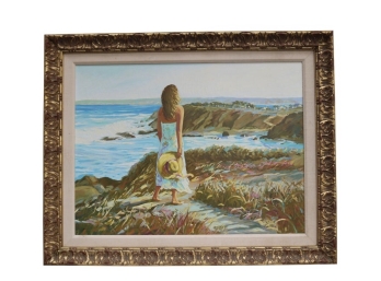 'Reflections Of Summer' Painting On Canvas By Robert Williams