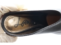 Lanvin Black Leather Mules With Golden Heel Size 36