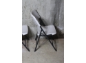Pair Of Lifetime White Folding Chairs
