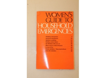 1985 Readers Digest Guide To Household Emergencies Softcover 48 Pages