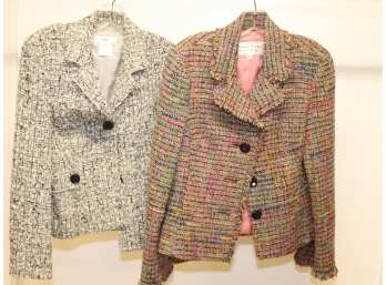 Pair Of Women's Blazers Jackets Trina Turkm& Vertigo Size 10 Large