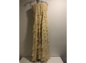 Kay Unger Yellow Dress And Shawl Size 2