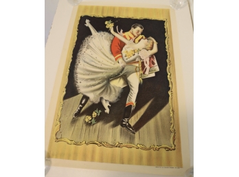 Vintage British Dancing Theatrical Show Poster By Stafford & Co.
