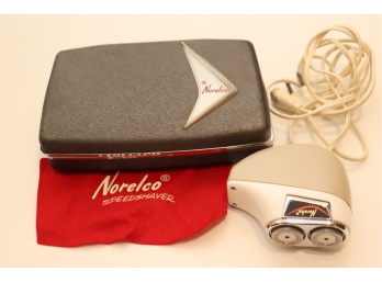 Vintage Norelco Speed Shaver With Box