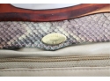 Vintage Colombetti Milano Pastel Snakeskin Purse Bag Made In Italy