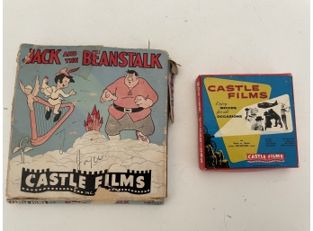 2 Vintage Castle Films Jack And The Beanstalk, The Piggy That Stayed Home