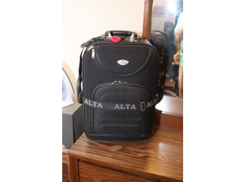 Alta Black Rolling Cary On Suitcase