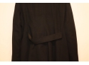 Burberry Black Winter Peacoat Coat Size 42   (burberry12)