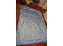 Blue Satin Full Size Comforter