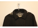 Women's Burberry Jacket Winter Coat  Check Lining Size 8  (burberry 3)