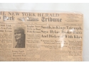 ORIGINAL August 28, 1925 New York Herald News Paper