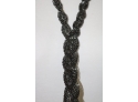 Braided Metal Link Chain Necklace