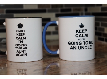 Aunt Uncle Baby Coffee Mugs Keep Calm