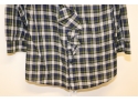 Tory Burch Plaid Long Sleeve Button Down Shirt Size 8  (TB26)