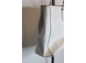White Leather Prada Saffiano Lux Handbag