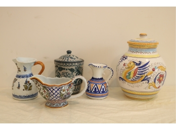 Assorted Ceramic Decor Pieces