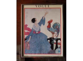 Vintage Framed Vogue Print