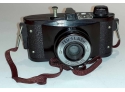 Fed-Flash Camera With 64mm Lens And Flash Sync Type A Flashmatic Shutter. Made By Federal Mfg & Engineering Co