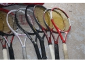 Tennis Racquets Lot Bag Head Babolat Prince Wilson