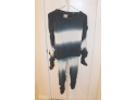 Chaser 2 Piece Tie-Dyed Sweat Suit With Braided Sleeves And Pant Legs Size S Top M Bottom