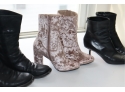 3 Pairs Shoe Boots Leather Heels Jimmy Choo, Nasty Girl,  Fiorentini And Baker