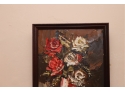 Vintage Framed Floral Oil Painting Painting Signed