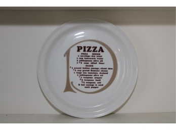 Vintage Toscany Pizza Plate