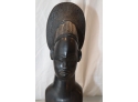 Black Carved African Head