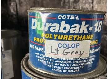 DURABAK-18 Non Slip Coating  Like Truck Bed Liner Lite Grey