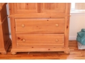 Broyhill Pine Wood  Armoire Bedroom Furniture