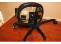 Black Leather Office Swivel Chair
