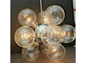 Vintage 1970's Mid-Century Molecular Sputnik Chandelier 12 Light Kaiser Leuchten (E)