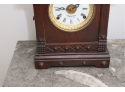 Antique Key Wind Fattorini & Sons Patent Automatic Alarm Clock