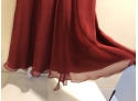Carmen Marc Valvo Signature Size 6 Red Dress