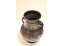 Vintage Chinese Metal Cloisonne Vase