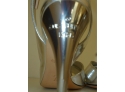 Louis Vuitton  Silver Slingback Heels Strappy Metallic Pumps  Size: 37