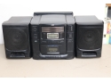 Vtg. JVC PC-XC10BK Stereo Boombox CD Changer & Cassette Player