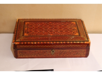 Wood Jewlery Trinket Box