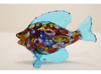 Vintage Art Glass Murano Glass Fish
