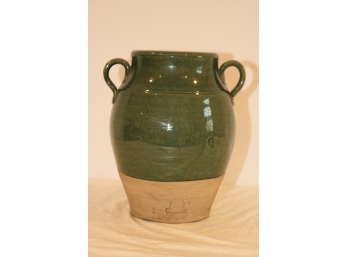 Vintage Rowe Pottery Works Earthen Ware Pot Jug Stoneware Vase 13 1/2'x 11 1/2'