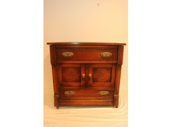 Antique Wooden Nightstand Dresser