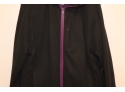 Lululemon Black And Purple Hoodie Sweatshirt Zip Front   (lulu6)