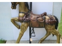Vintage Cast Iron Carousel Horse Hand Painted Brooklyn, NY