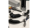 Nintendo Wii Black Console RVL-001 With 2 Controllers & Nunchucks Cords Sensor & Plug!