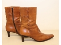 Women's Soft Brown Leather Boots By Rinaldi Of Boca Raton Size 39