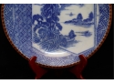 Antique Blue White Chinese Plate