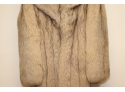 Full Length Fox Fur Coat Long Jacket Size M/L  (Fox-21)